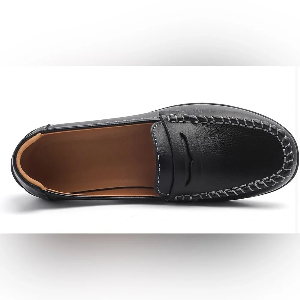 NewWomen 6.5 Y2K classic comfortable Elegant Black Women's Loafers